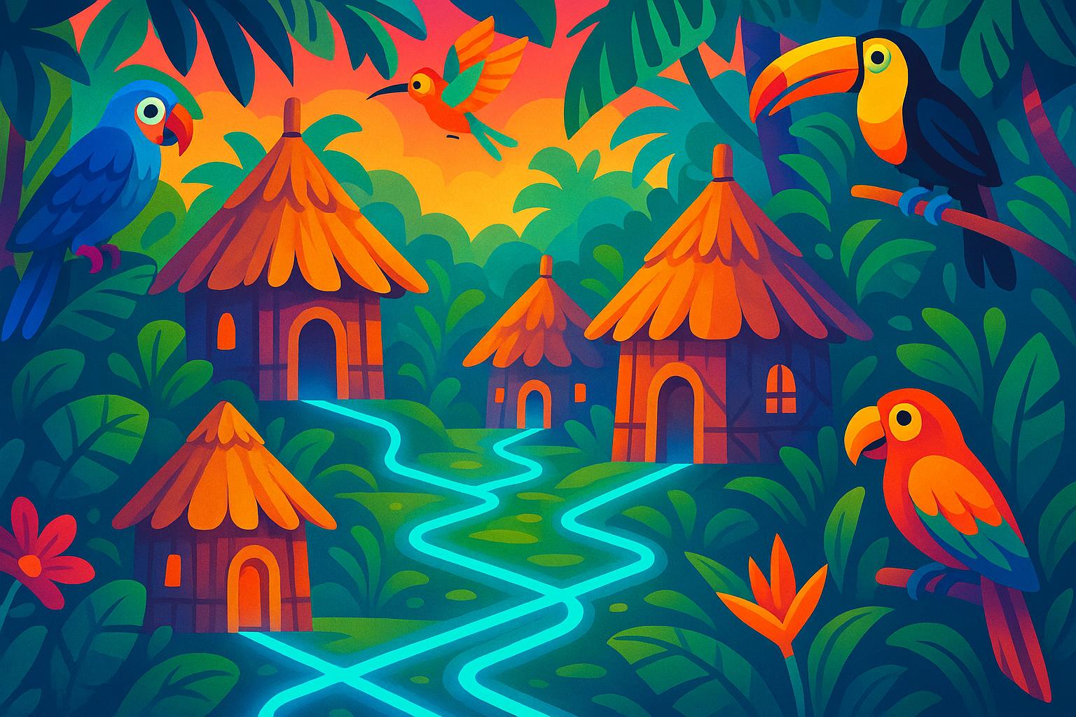 A generated image depicting abstract digital elements, possibly symbolizing data or blockchain.